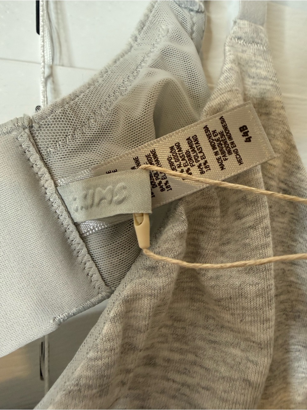 SKIMS Heather Gray Underwire Bralette - Picture 5 of 5